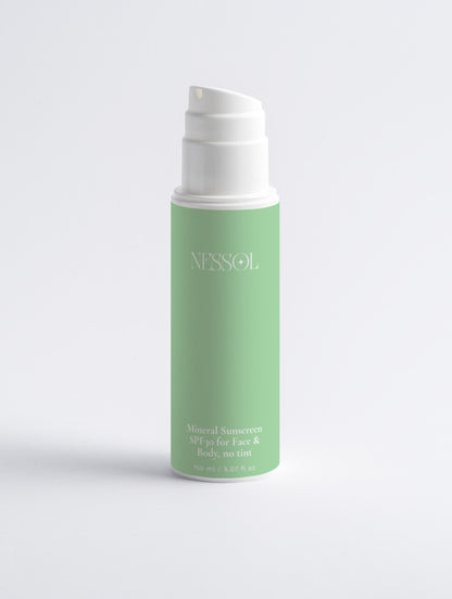 Mineral Sunscreen SPF30 for Face & Body, no tint